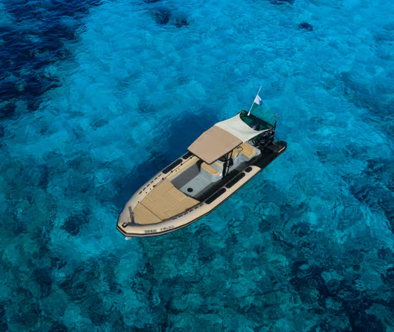 bateau privé formentera activité