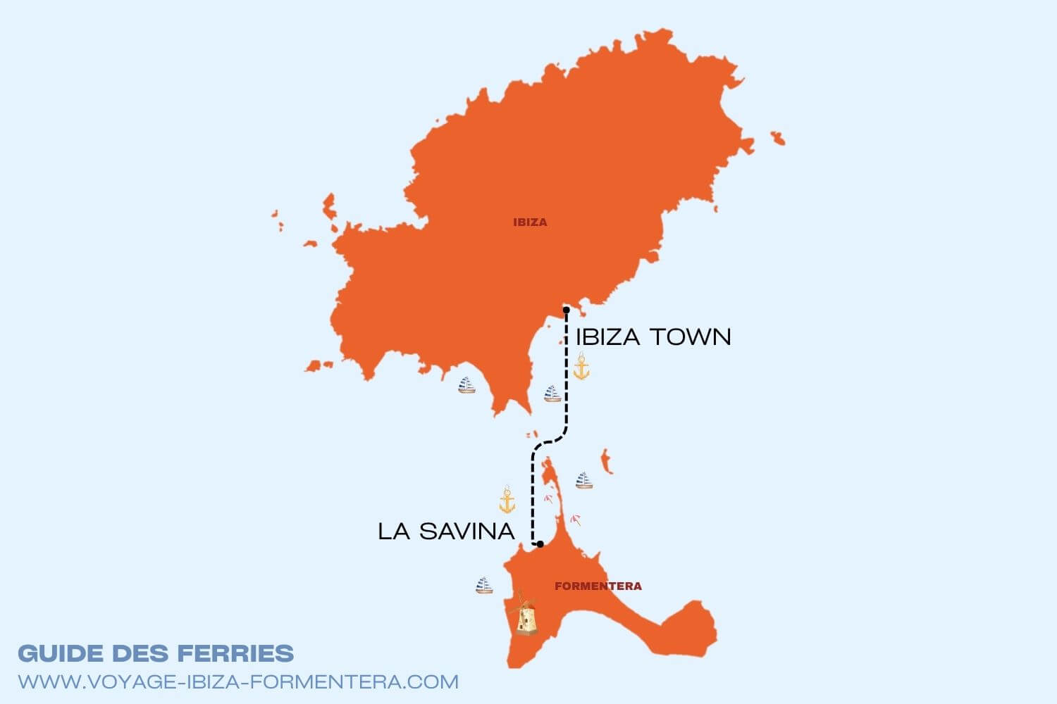 guide des ferries ibiza formentera