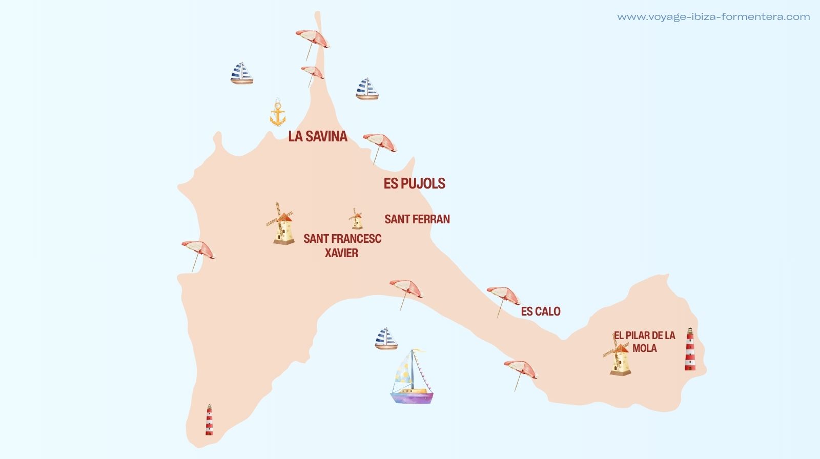map formentera famille map formentera famille