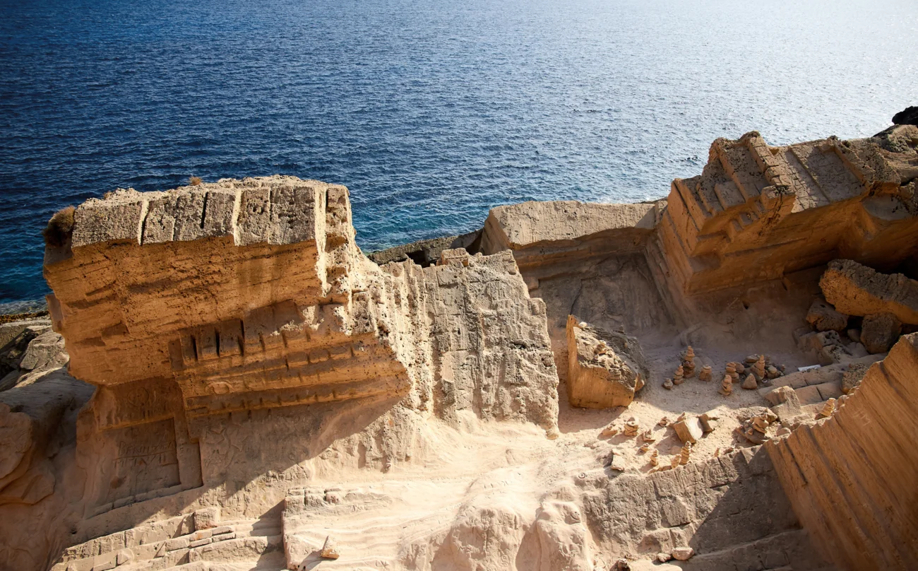 cantera sa pedrera ibiza pierre mares ancienne carrière sa pedrera ibiza pierres mares