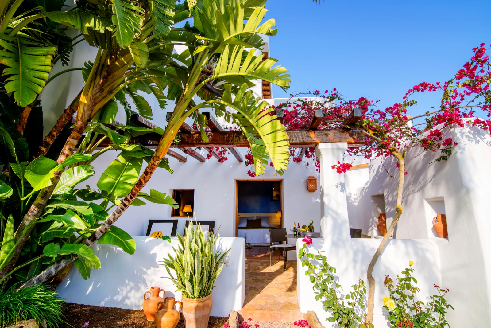 Terrasse Can Curreu hotel rural Ibiza