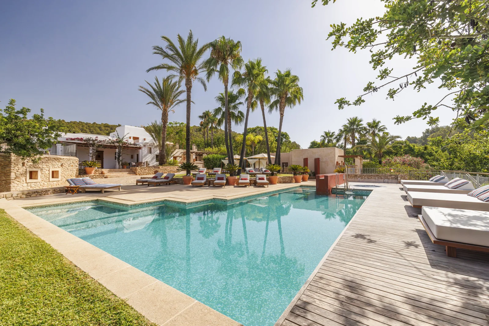 Piscine Can Lluc agrotourisme San Rafael Ibiza