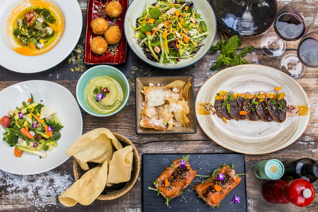 Assortiment de plats du Giri Café