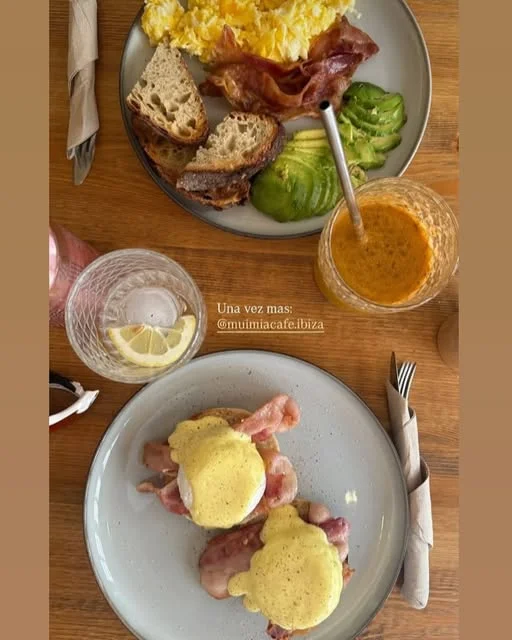 Assortiment brunch au Mui Mia Café Ibiza