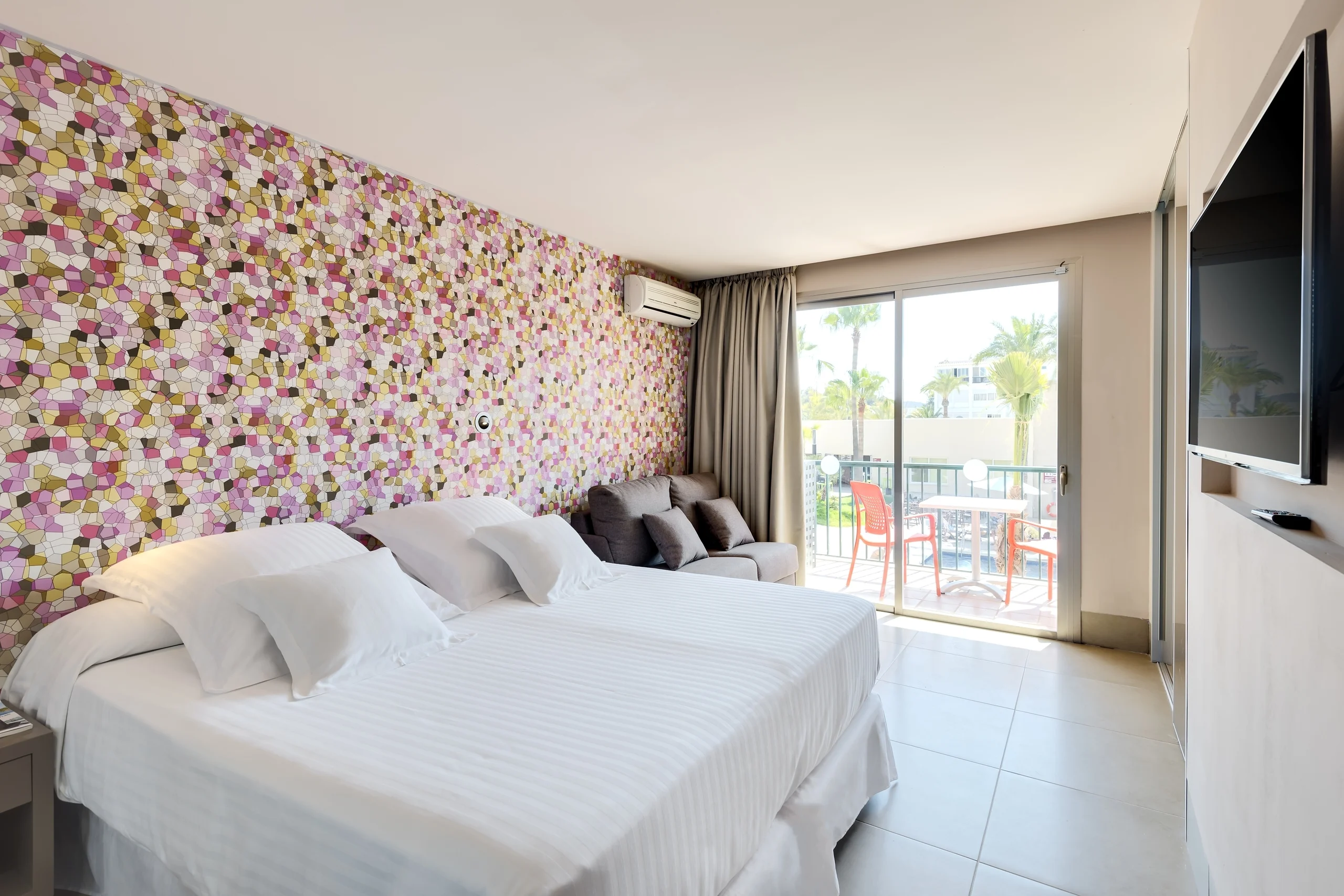 chambre familiale terrasse Occidental Ibiza