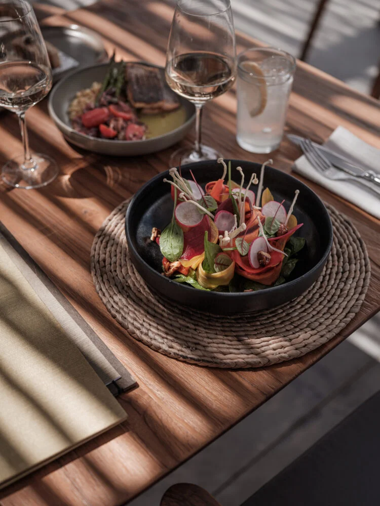 Plat gastronomique du restaurant Teyo OKU Ibiza