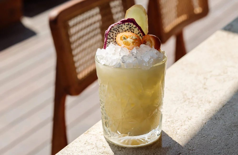 Cocktail signature du restaurant Teyo OKU Ibiza