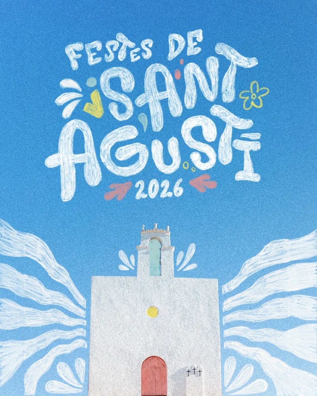 Affiche des fêtes de Sant Agustí des Vedrà 2026
