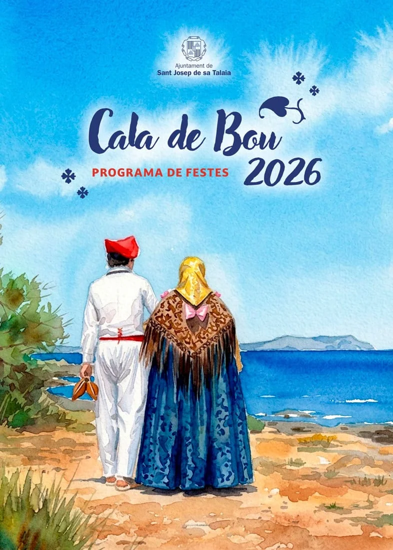 affiche fetes cala de bou 2026 Affiche des fêtes de Cala de Bou 2026, Ibiza