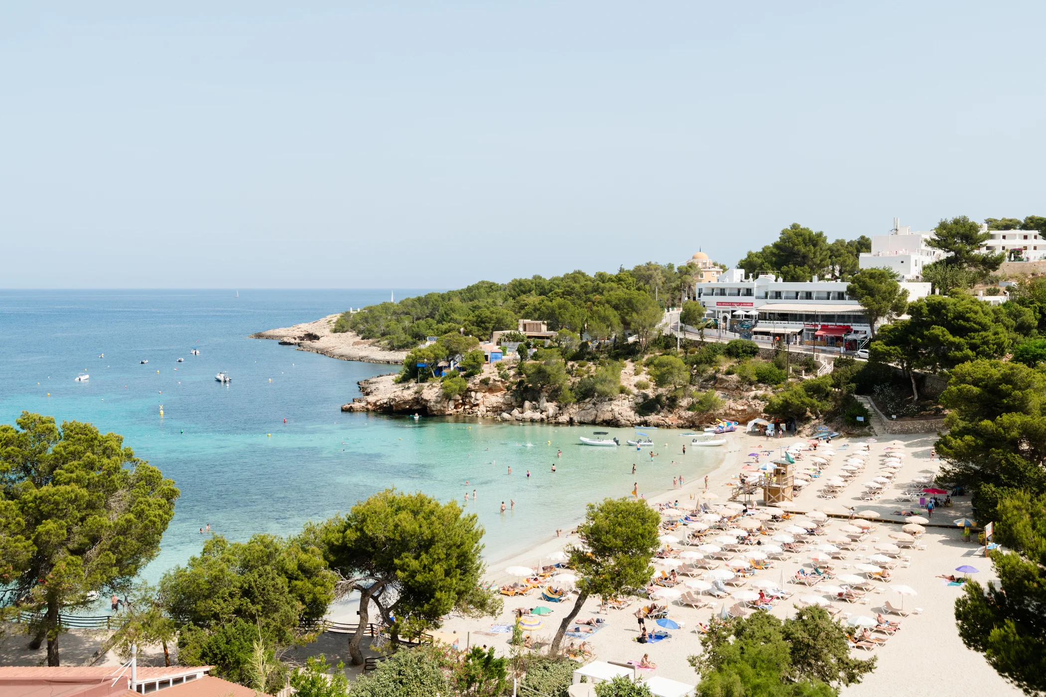 sandos el greco portinatx plage plage de Portinatx vue depuis le Sandos El Greco